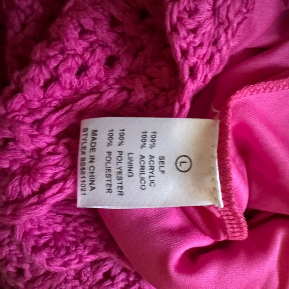 Pink Crochet Two-Piece Set - Picture 9 of 10